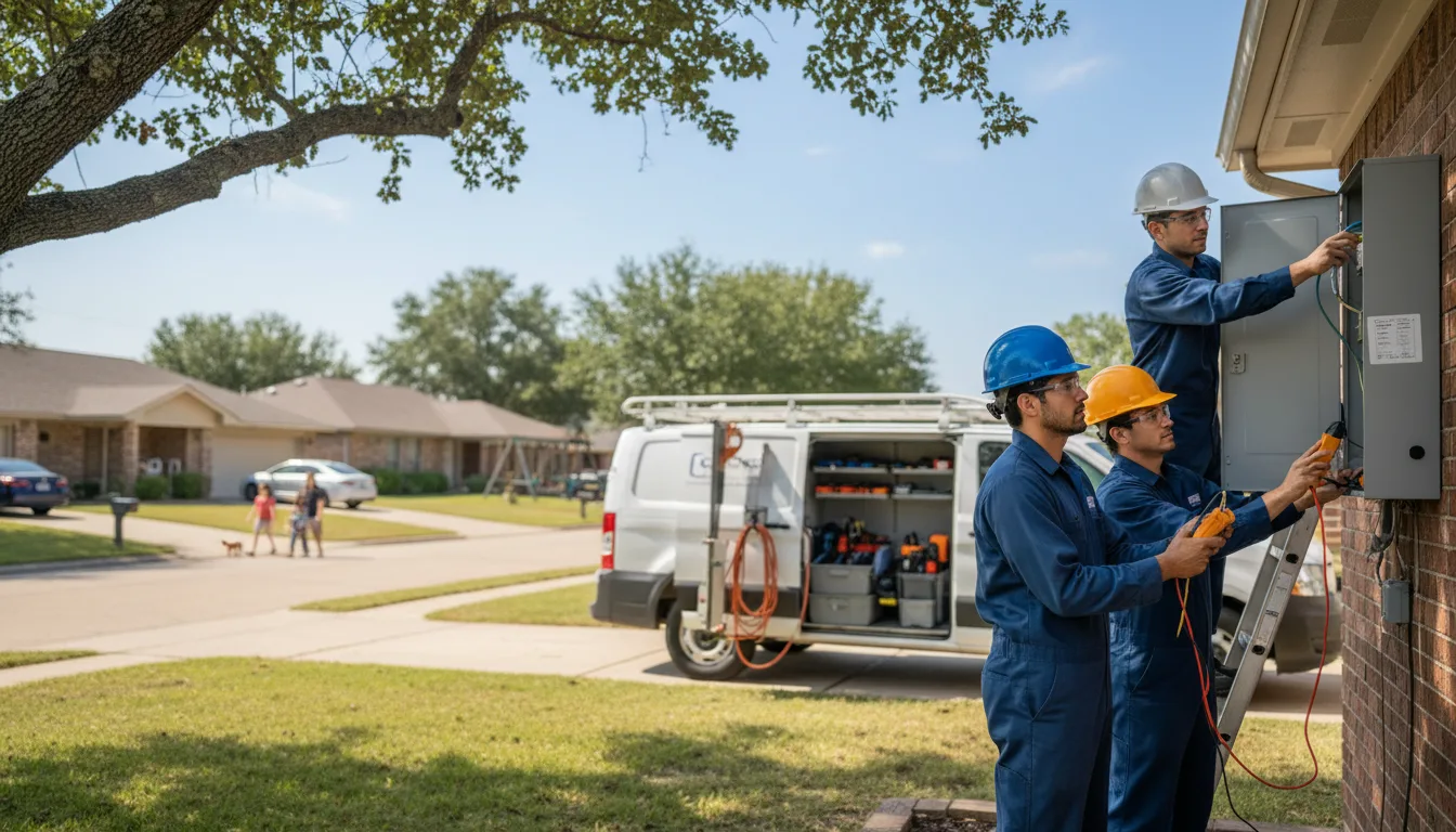 Certified electrician providing emergency electrical services in Saline, LA